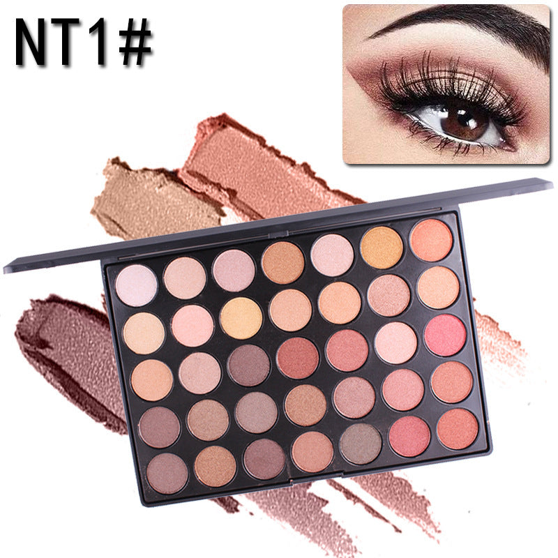 New 35 Colors of Shimmer Matte Shadow Eyeshadow Palette - The Palette B New 35 Colors of Shimmer Matte Shadow Eyeshadow Palette - The Palette B